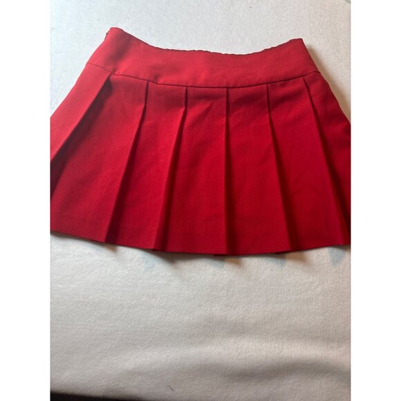 Trina Turk Pleated Mini Skirt With Button Detail - Picture 6 of 7